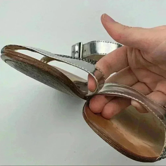 Johnny wujek sandals 39 patent leather gladiator - Picture 8 of 14